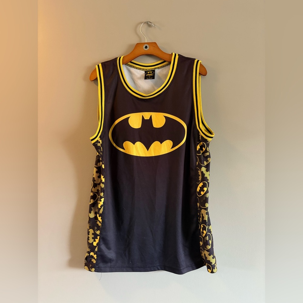 Batman Black and Yellow Logo Tank Top